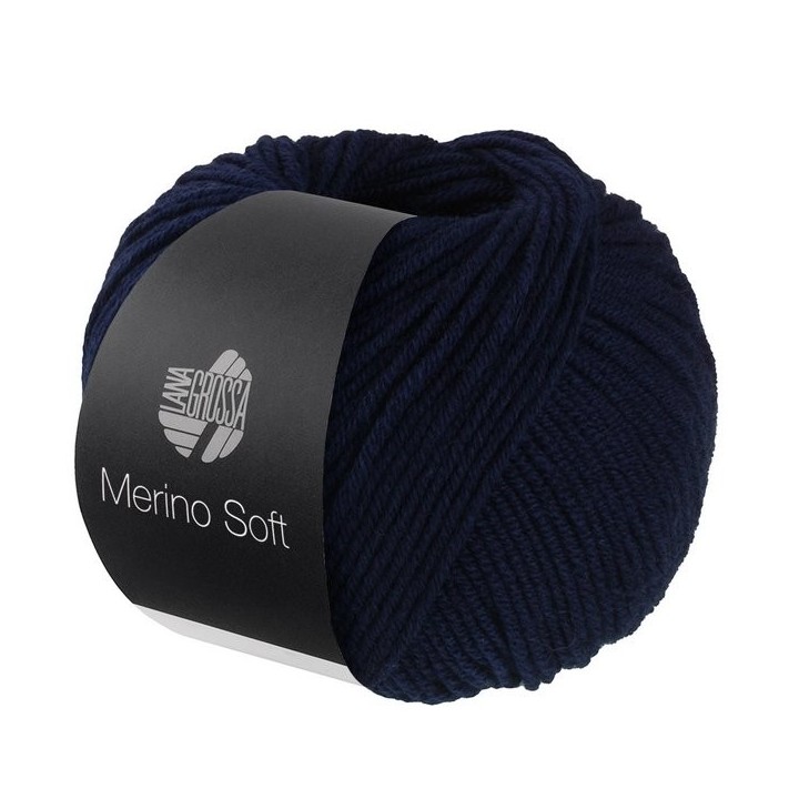 Lana Grossa Merino Soft 006 Midnight Blue