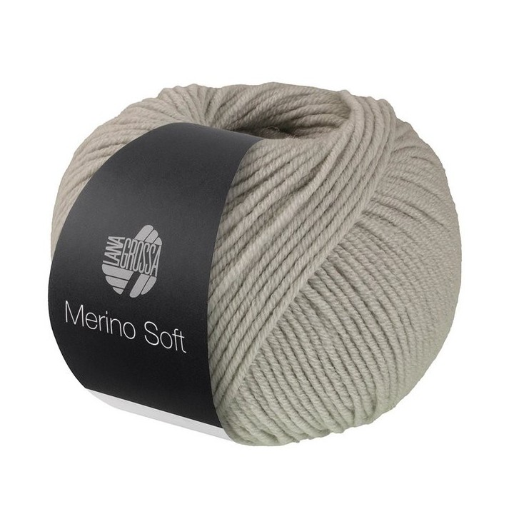 Lana Grossa Merino Soft 009 Hellgrau