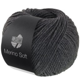 Lana Grossa Merino Soft 010 Dunkelgrau