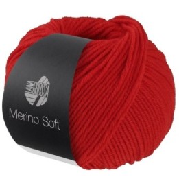 Lana Grossa Merino Soft 011 Helderrood