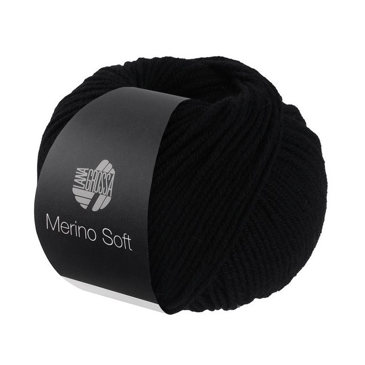 Lana Grossa Merino Soft 020 Black