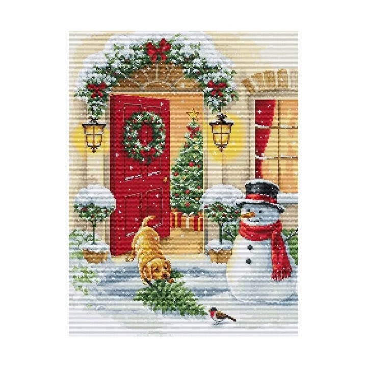 Luca-S Embroidery kit Puppy Joy