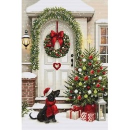 Luca-S Embroidery kit Waiting for Christmas