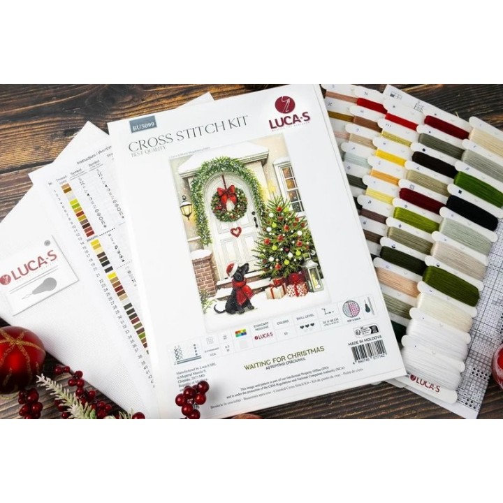 Luca-S Borduurpakket Wachten op Kerstmis