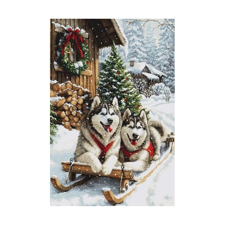 Luca-S Embroidery kit The Magic of the Nordic Winter