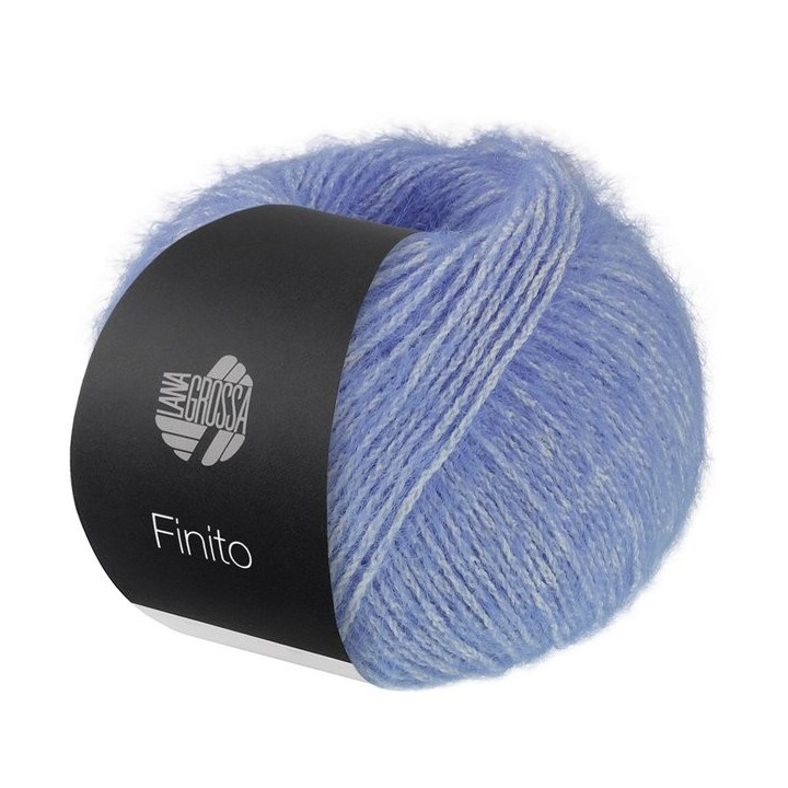 Lana Grossa Finito 022 bleu violet crème