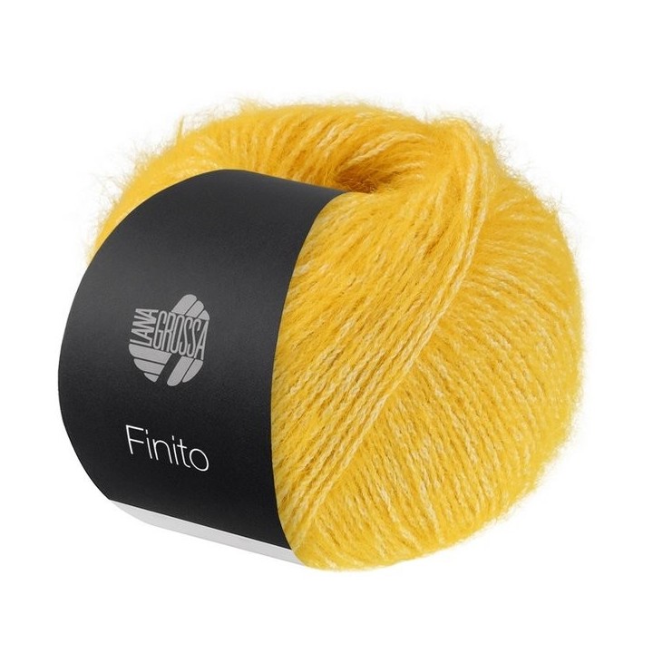 Lana Grossa Finito 023 jaune soleil crème