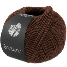 Lana Grossa Ecopuno 224 brun chocolat
