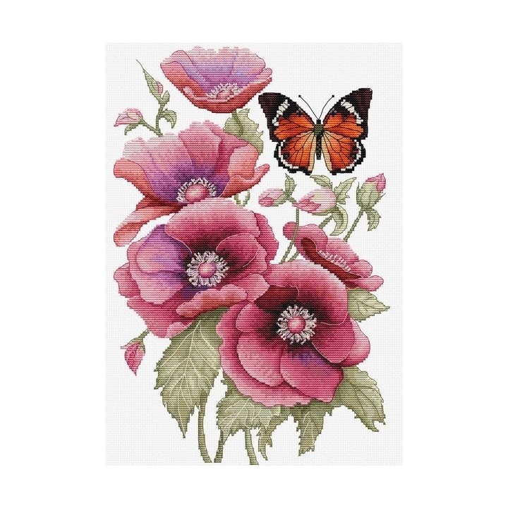 Borduurpakket De geur van anemonen