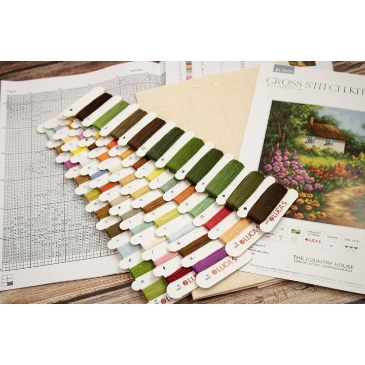 Embroidery kit Country House