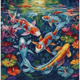 Embroidery kit The Aquarium