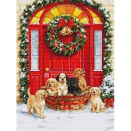 Kit de broderie Livraison du Père Noël