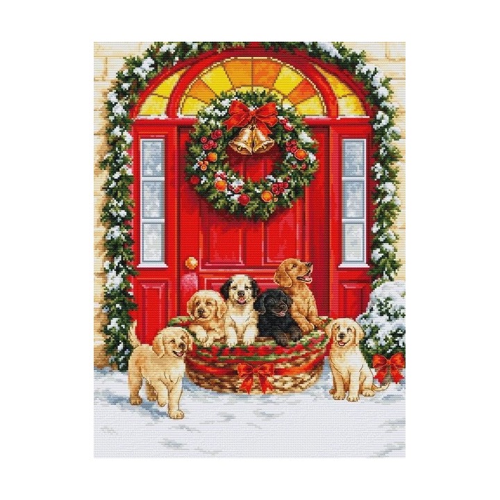 Kit de broderie Livraison du Père Noël