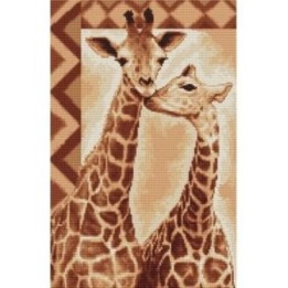 Borduurpakket giraffen
