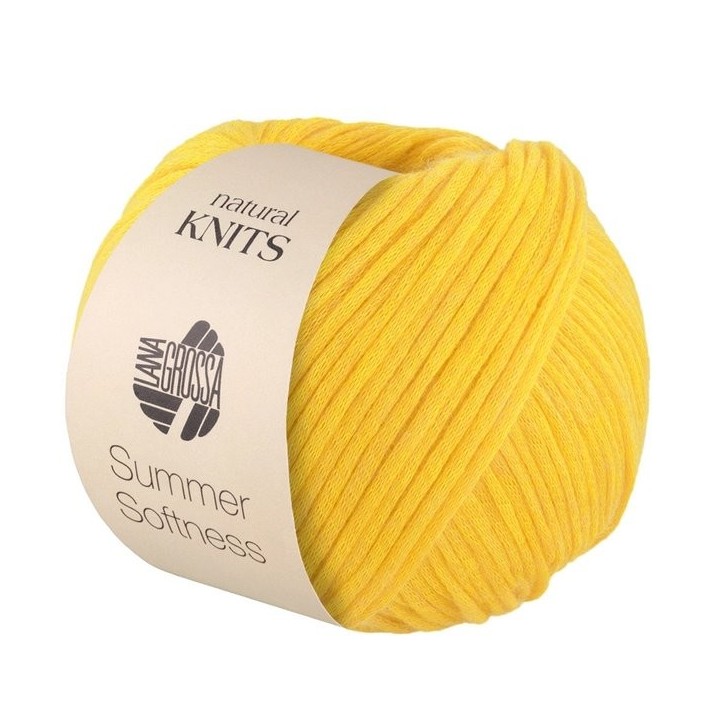 Lana Grossa Summer Softness 21 Dottergelb