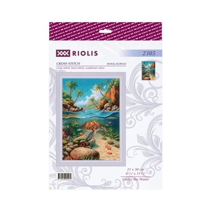 Kit de broderie Sous l'eau