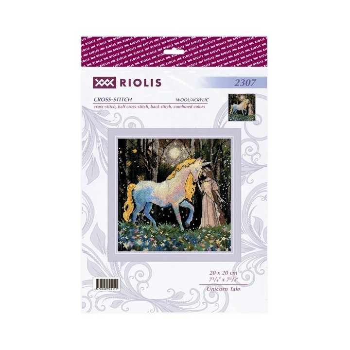 Kit de broderie Histoire de licorne