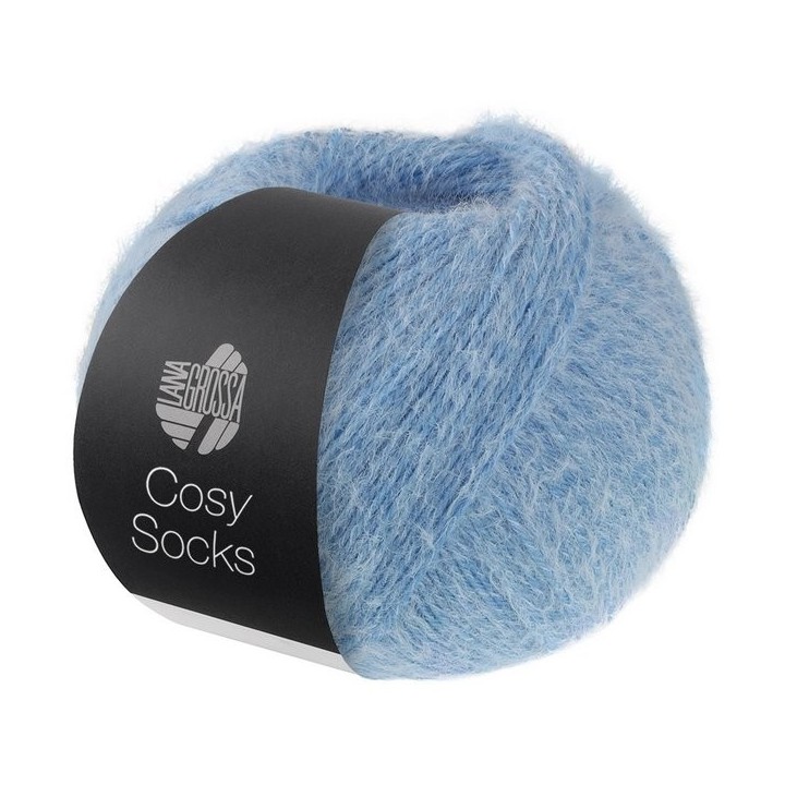 Lana Grossa Cosy Socks 04 Bleu clair