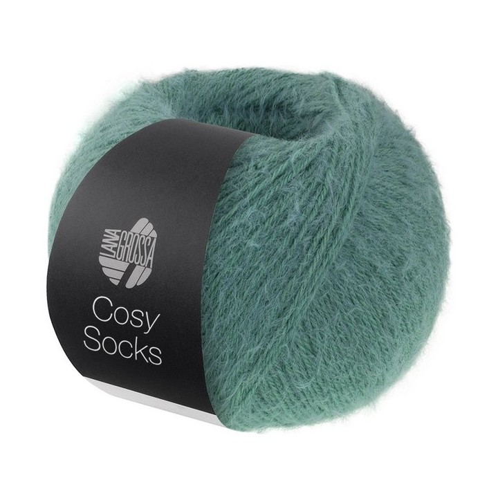 Lana Grossa Cosy Socks 06 Sage green