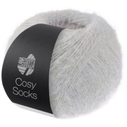 Lana Grossa Cosy Socks 08 Hellgrau