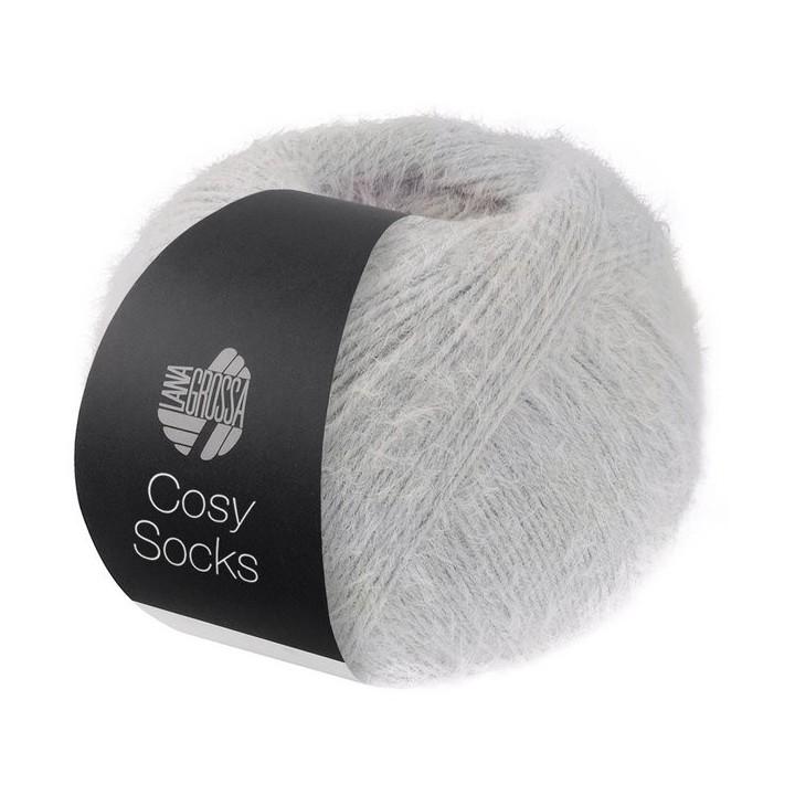 Lana Grossa Cosy Socks 08 Lichtgrijs