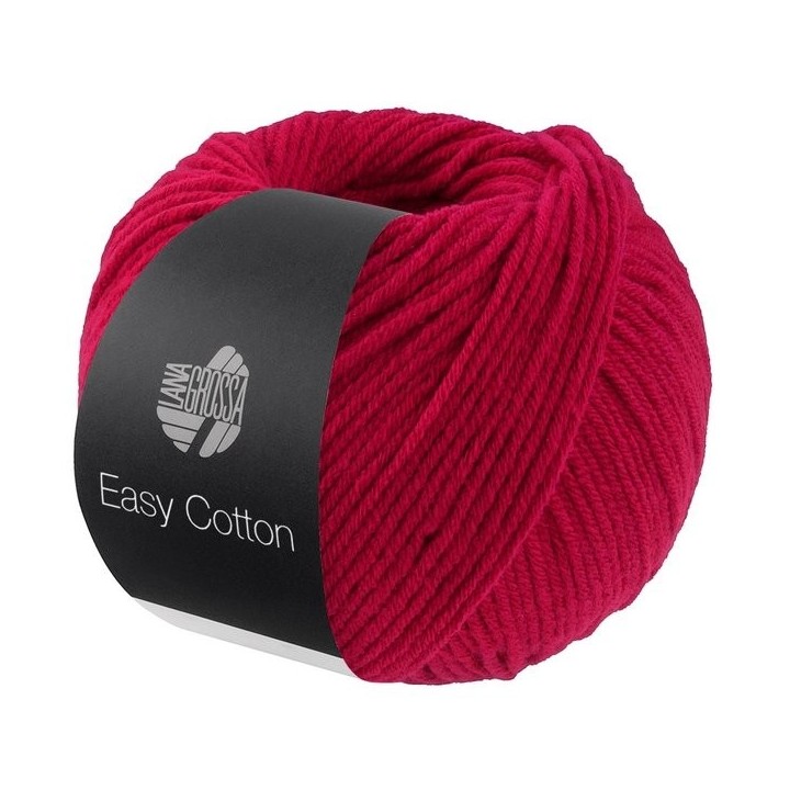 Lana Grossa Easy Cotton Dunkelrot 27