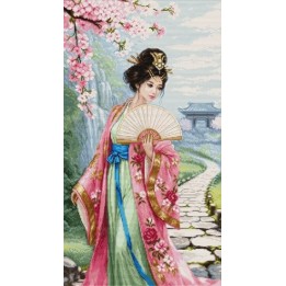 Embroidery kit Song of Cherry Blossoms