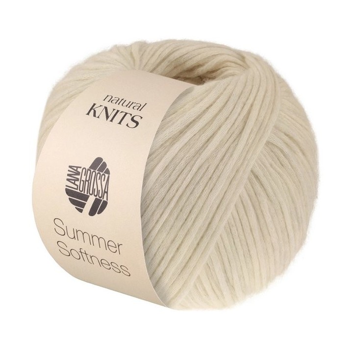 Lana Grossa Summer Softness 26 Blanc craie