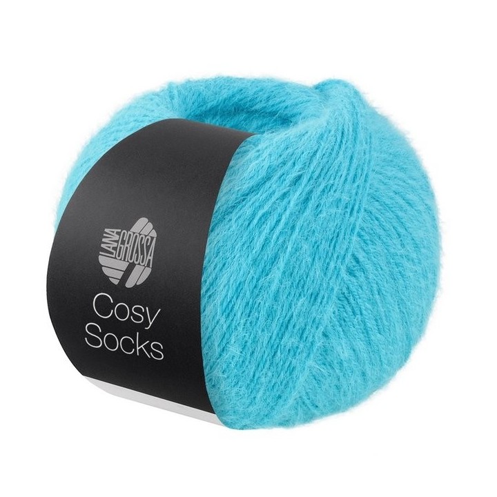Lana Grossa Cosy Socks 23 turquoise