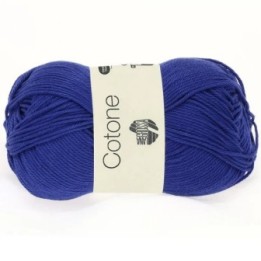 Lana Grossa Cotone 012 Koningsblauw