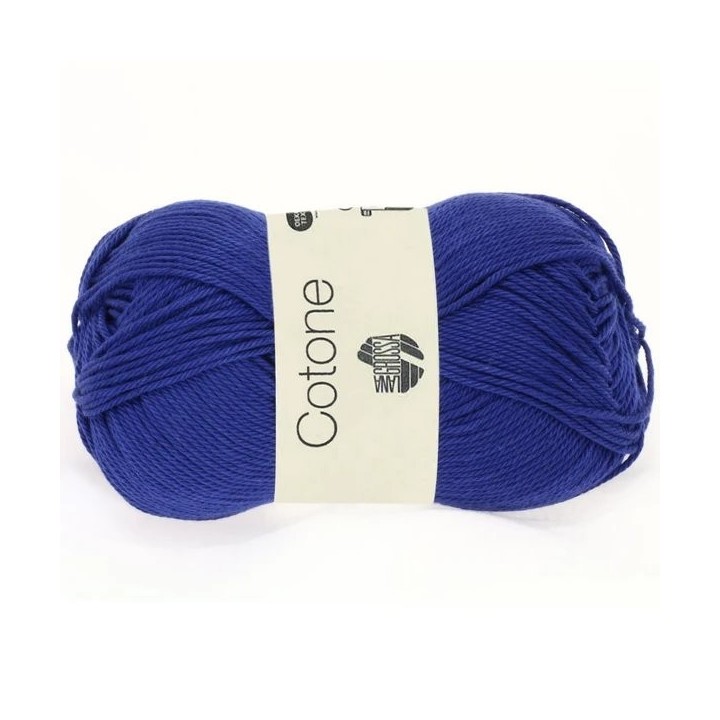 Lana Grossa Cotone 012 Koningsblauw