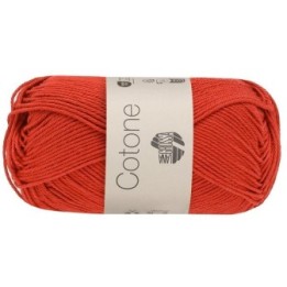 Lana Grossa Cotone 141 Leuchtendrot