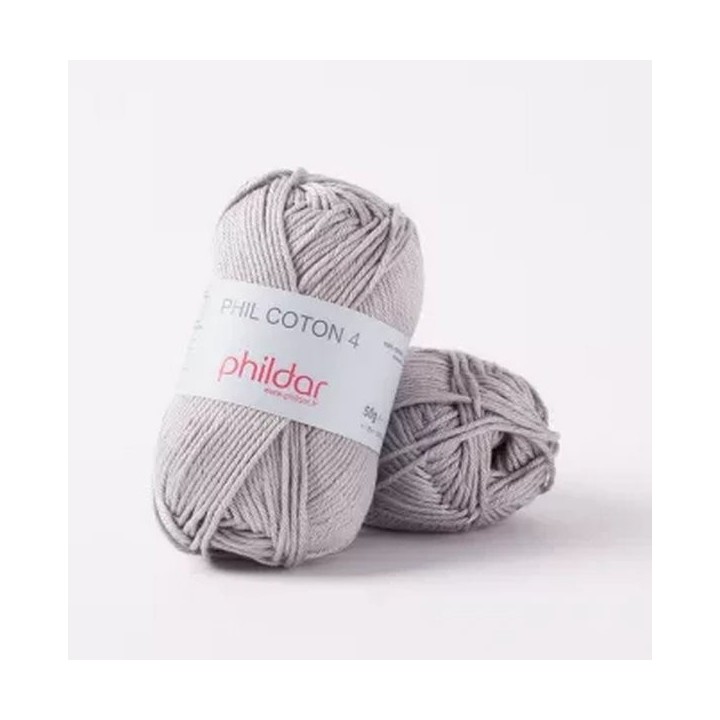 Phildar Phil Coton 4 Silver