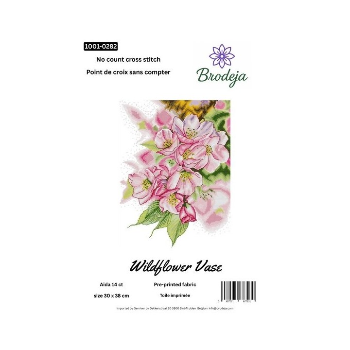 Stickset Schillernde Magnolie
