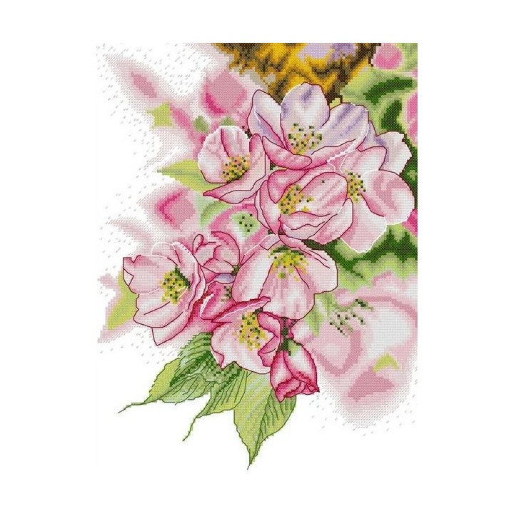 Kit de broderie Magnolia éblouissant