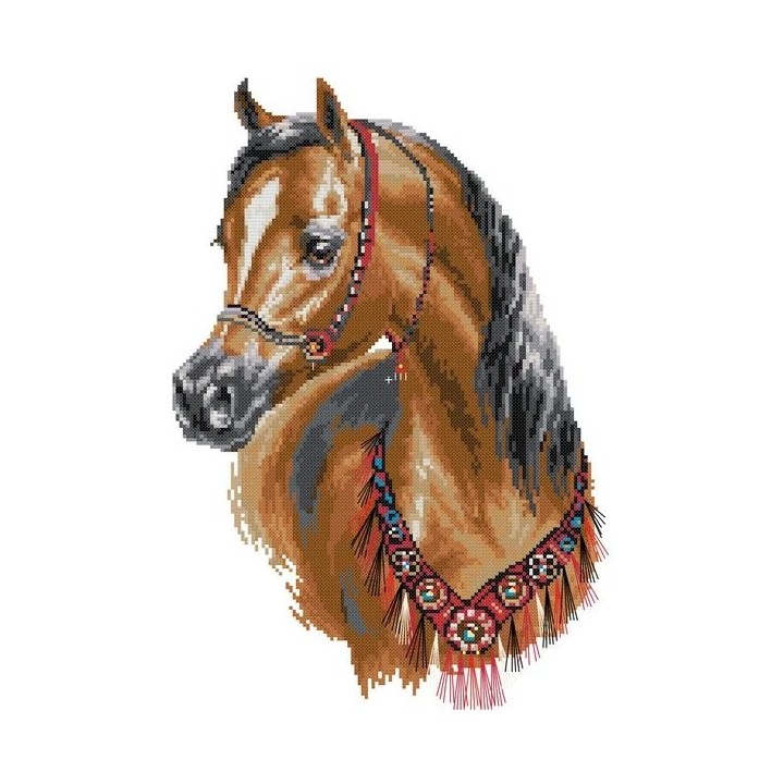 Borduurpakket Arabisch paard