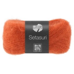 Lana Grossa Setasuri 86 Orange rouge