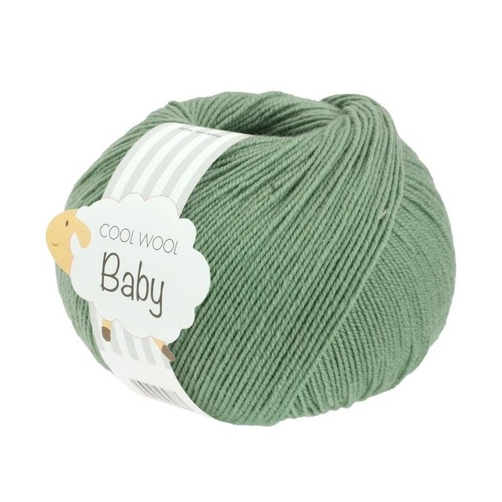 Lana Grossa Cool Wool Baby 297 vert réséda