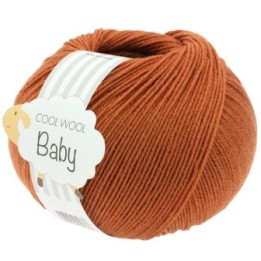 Lana Grossa Cool Wool Baby 337 Bruin Oranje