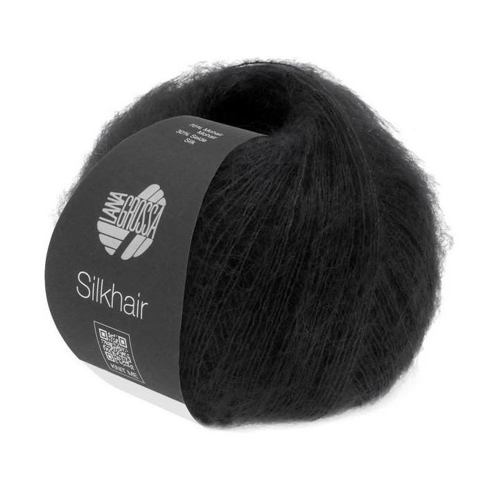 Lana Grossa Silkhair 014 zwart
