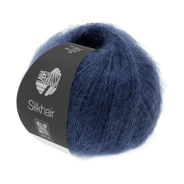 Lana Grossa Silkhair 043 marineblauw