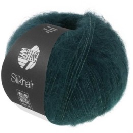 Lana Grossa Silkhair 231 zwartgroen