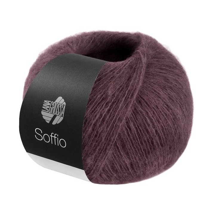 Lana Grossa Soffio 041 donkerbruin