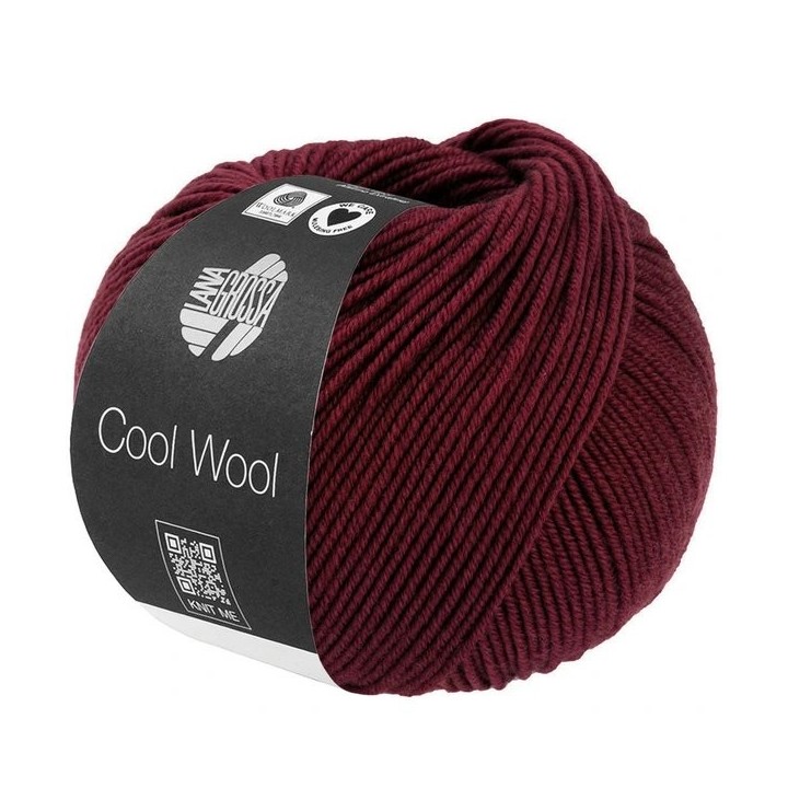 Lana Grossa Cool Wool dark rose red 2124