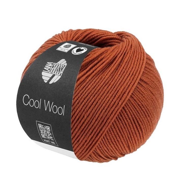 Lana Grossa Cool Wool cinnamon brown 2125