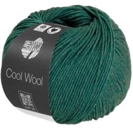 Lana Grossa Cool Wool Mélange Donkergroen gemêleerd 1505