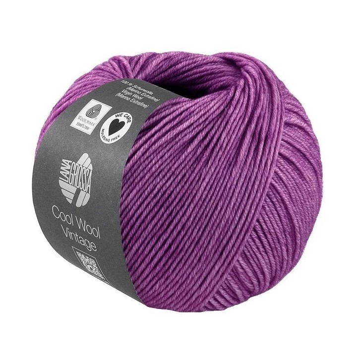 Lana Grossa Cool Wool Vintage Rotviolett 7396