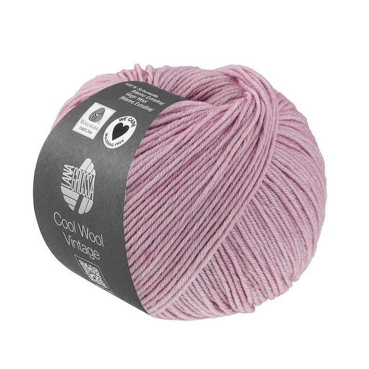 Lana Grossa Cool Wool Vintage rose lilas 7397