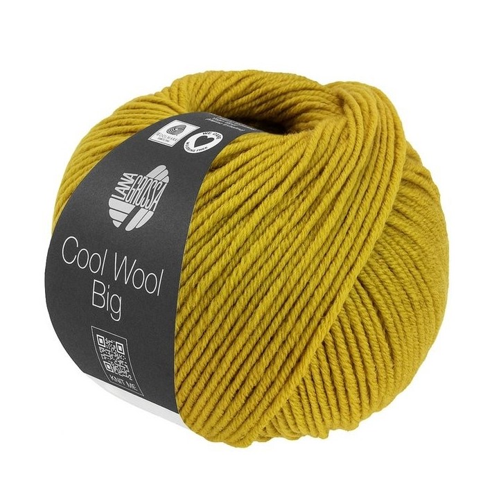 Lana Grossa Cool Wool Big mosterdgeel 1039