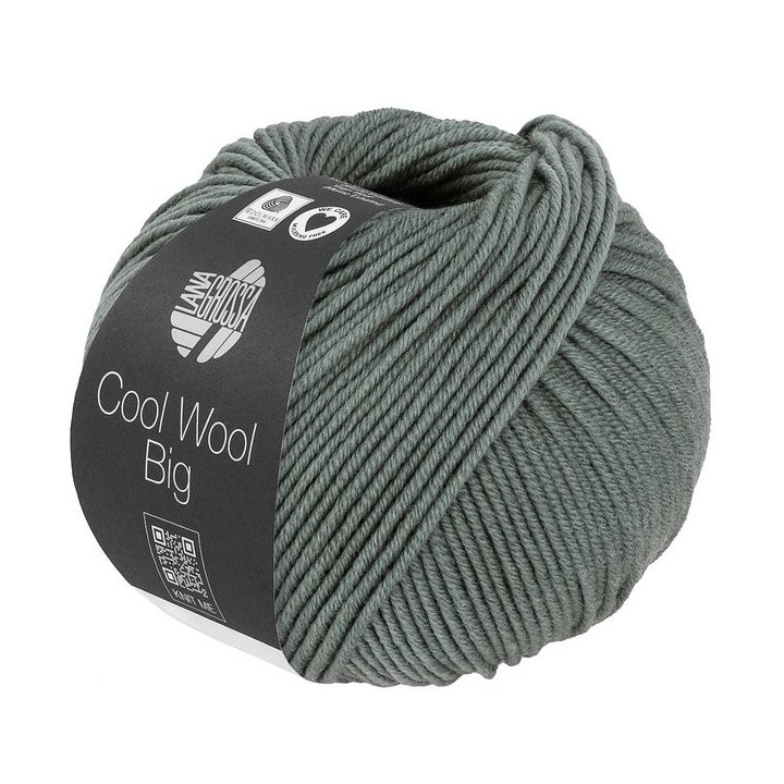 Lana Grossa Cool Wool Big grijsgroen 1040
